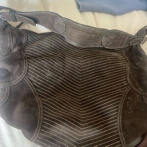 Tosca Blu made in Italy Brown Leather Shoulder Bag